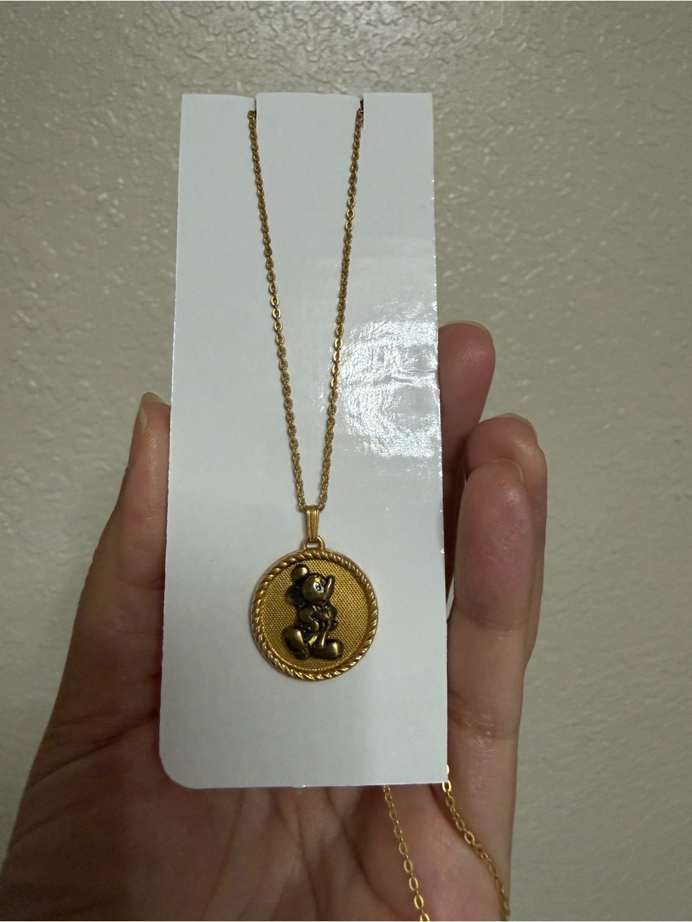 Vintage Tokyo Disney Mickey Mouse necklace